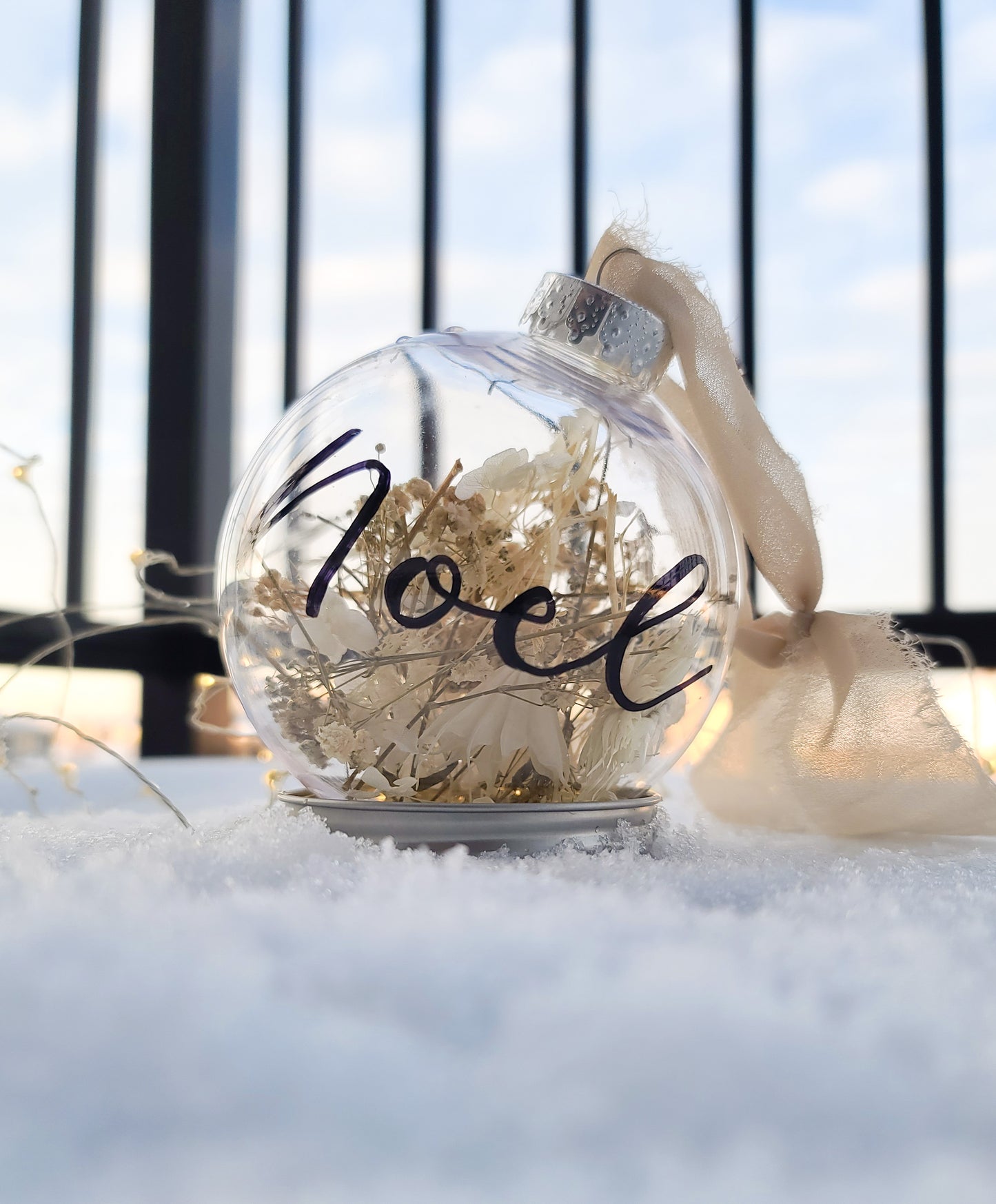 Custom Round Glass Ornament