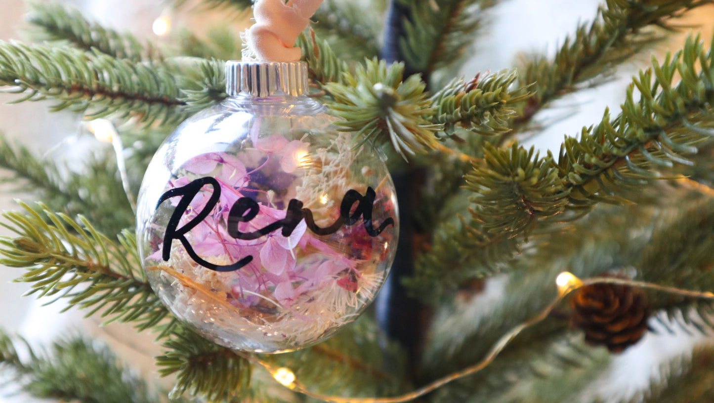 Custom Round Glass Ornament