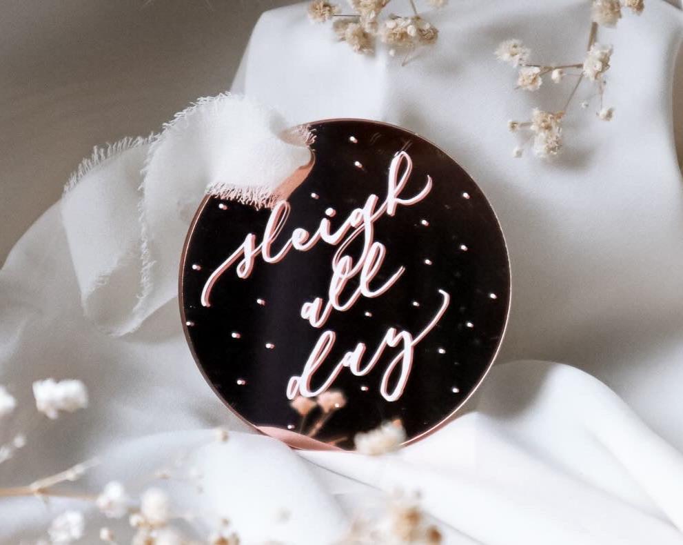 Custom Mirror Ornament