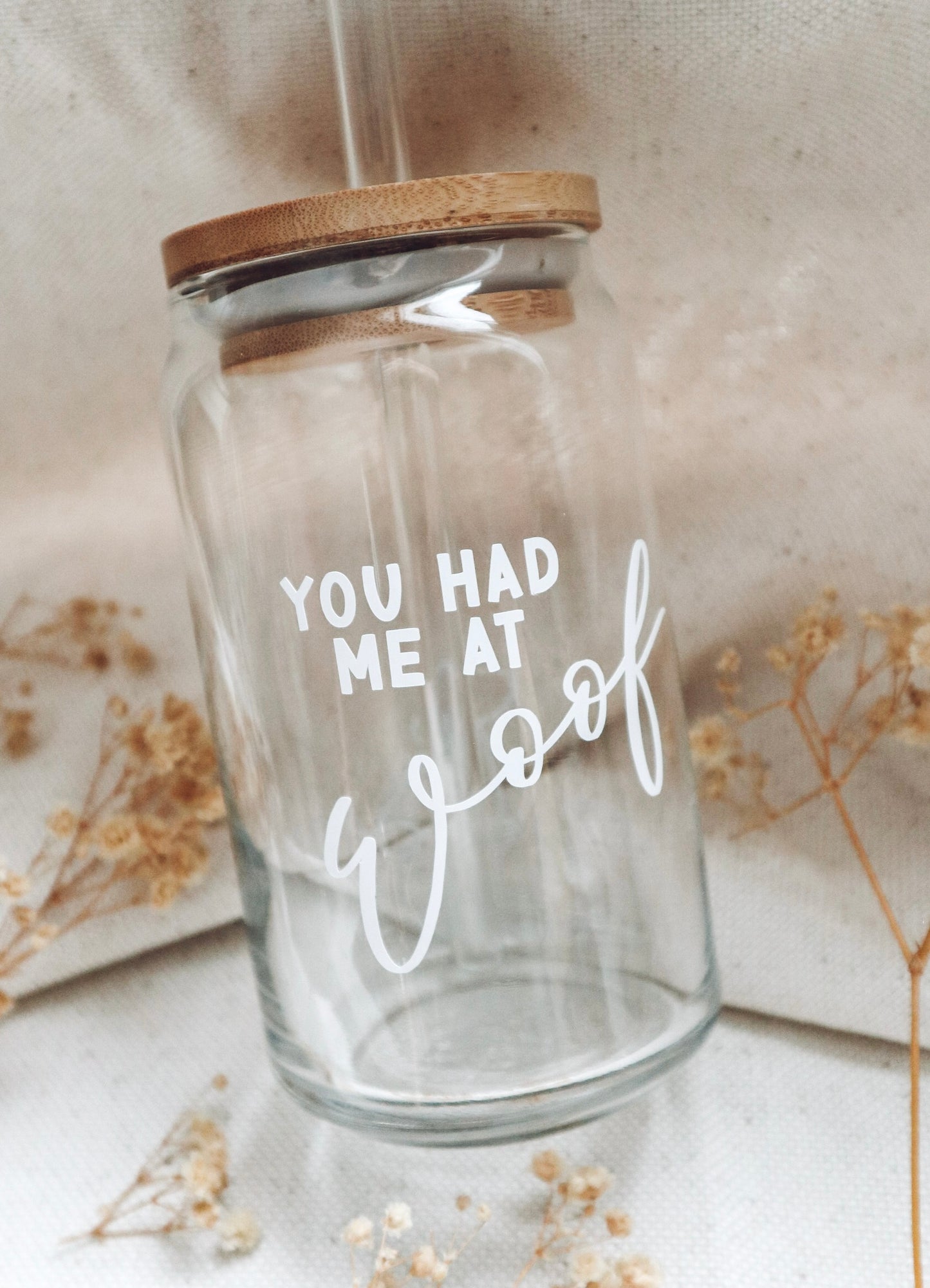 Custom Glass Can Cup