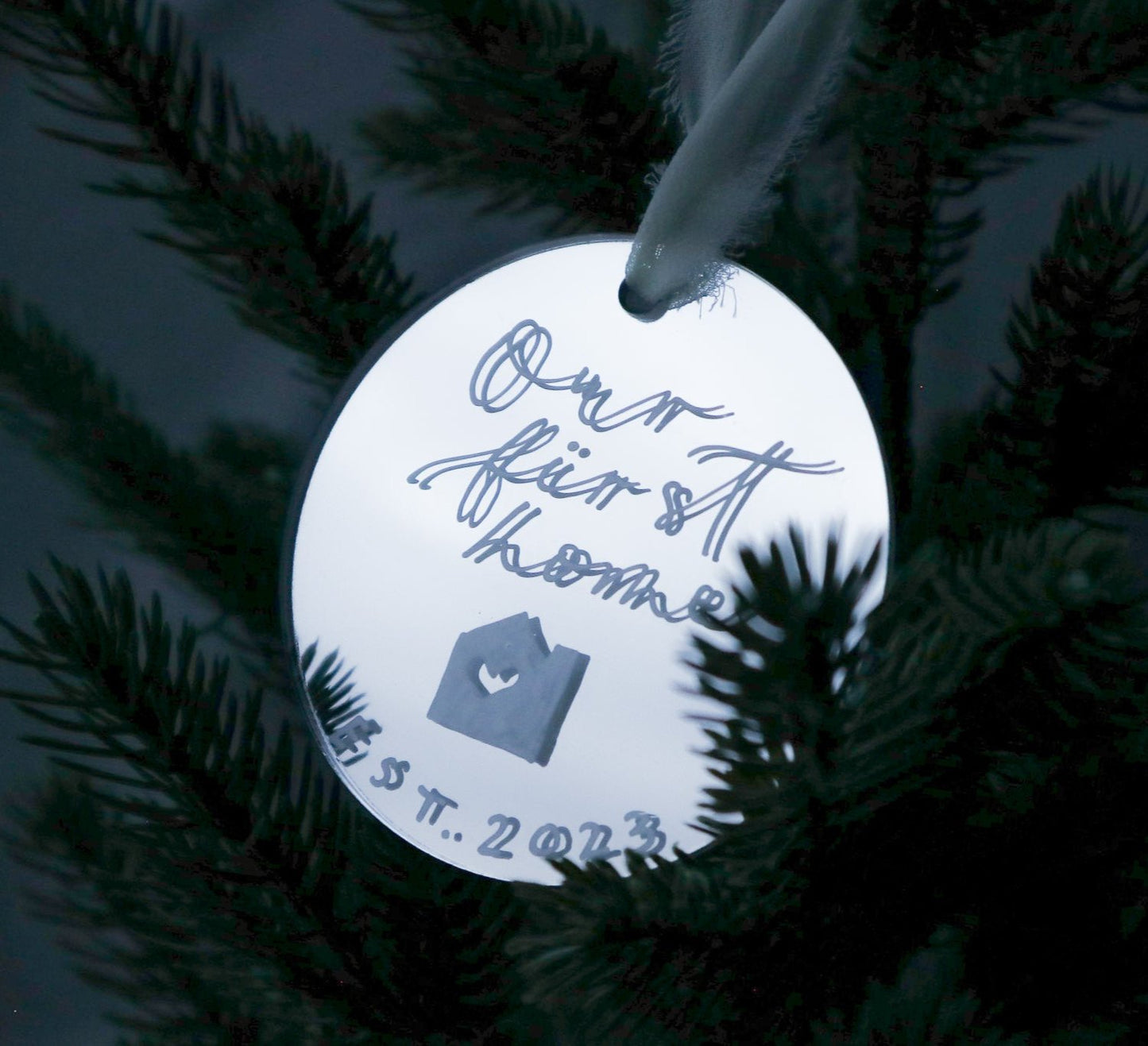 Custom Mirror Ornament