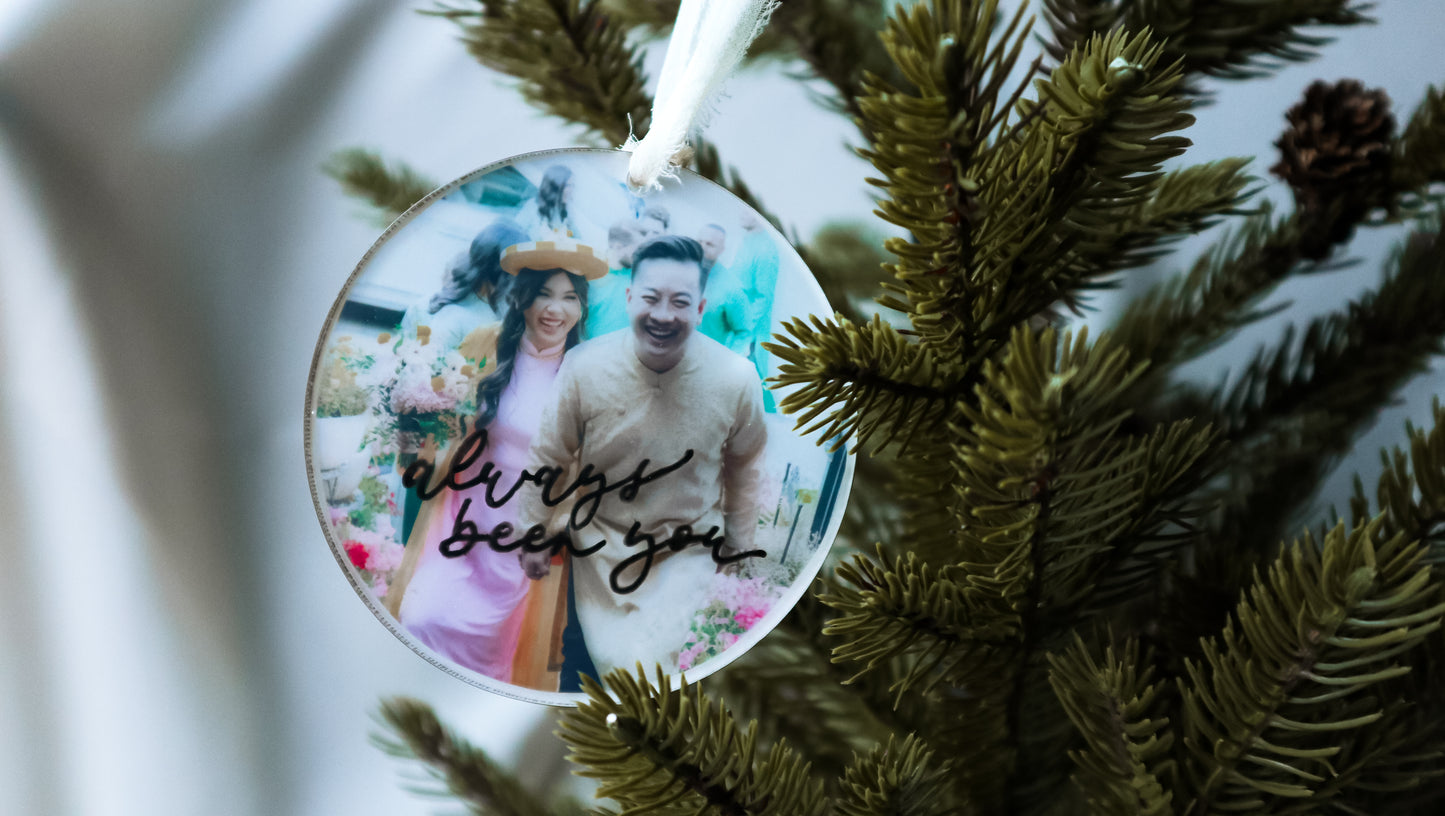 Custom Photo Ornament