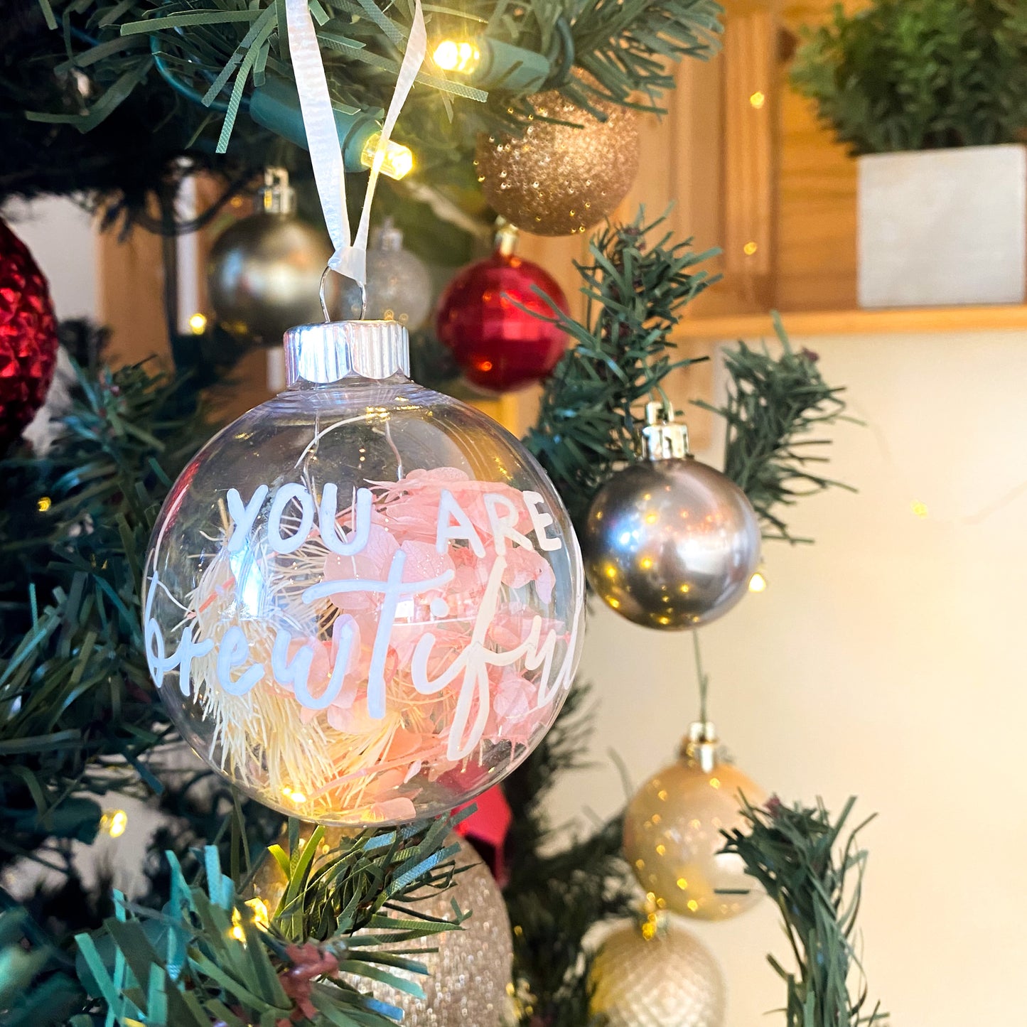 Custom Round Glass Ornament