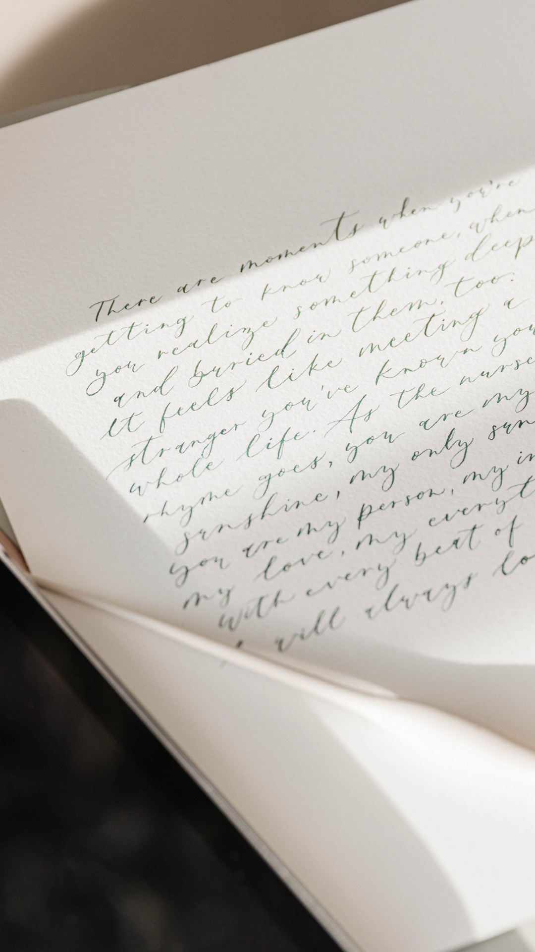 Custom Written Calligraphy